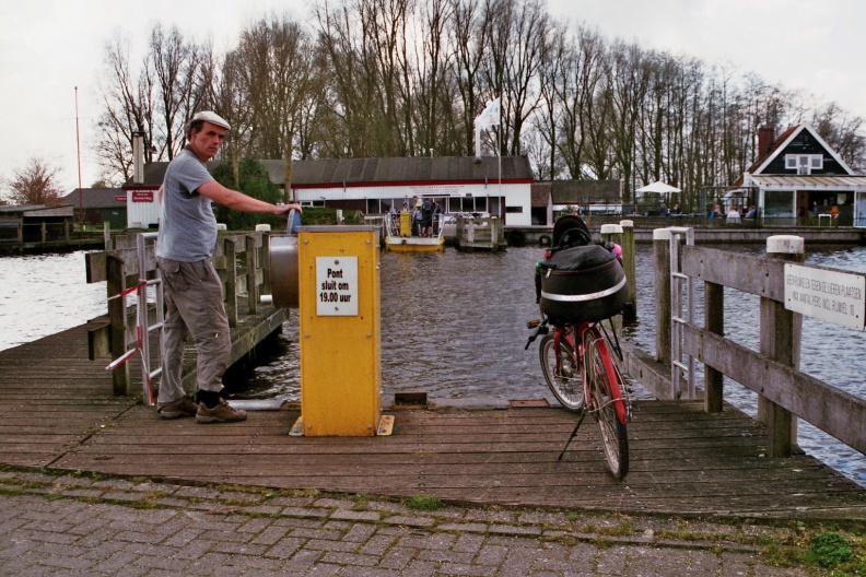 Voetveer Drentsche Diep bij Meerwijk