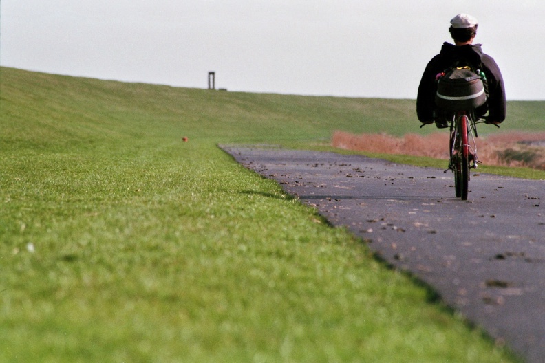 Ligfietsen naar Poort Kaap Noord