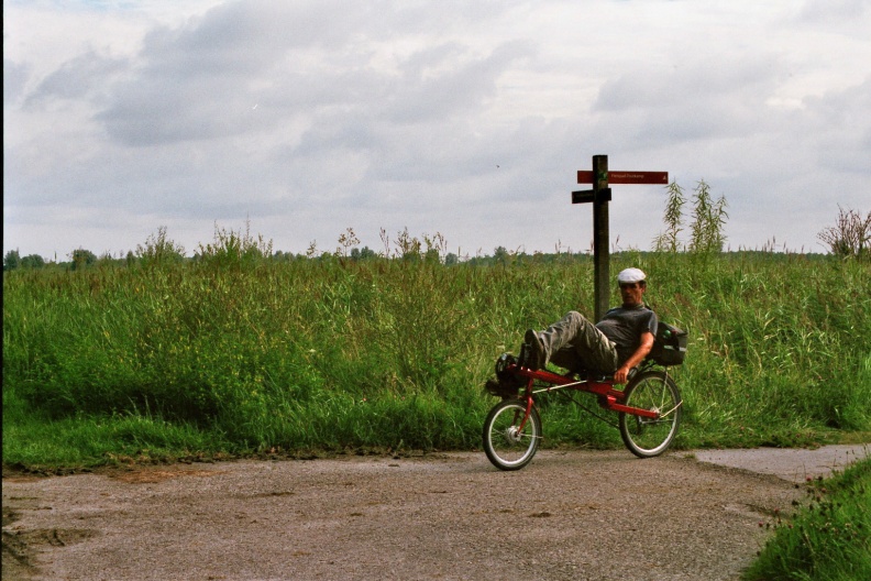 Op de ligfiets door de Kollumerwaard