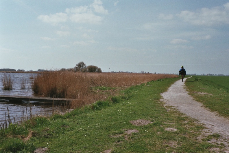 Ligfietsen langs het Schildmeer