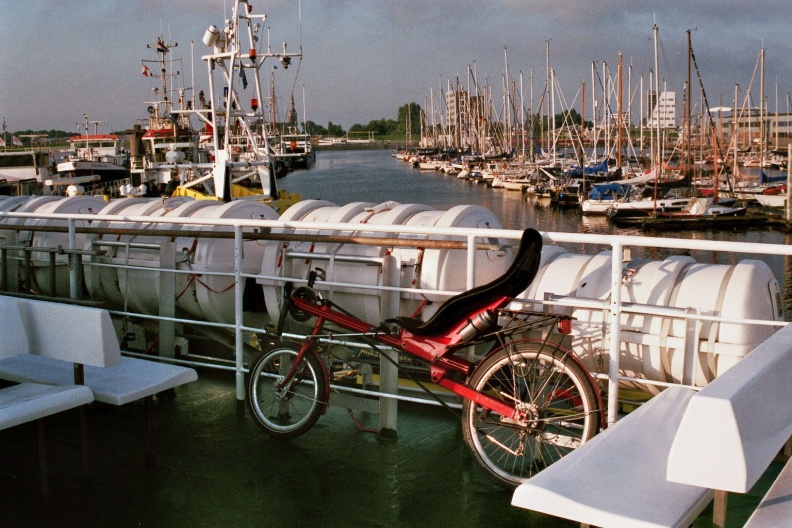 De ligfiets op het Wappen van Borkum