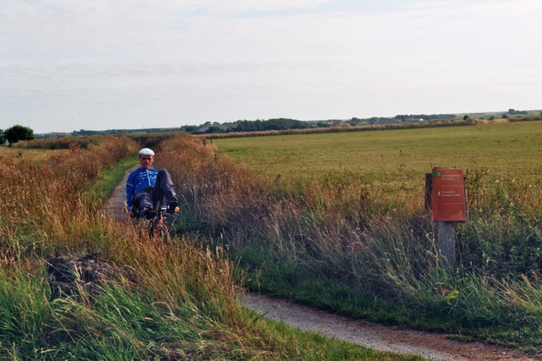 Ligfietsend over de Hoge Berg