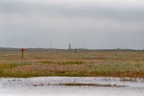 Texel: De Slufter met de vuurtoren van Eierland