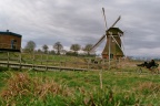 Ligfiets en molen