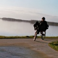 Op de ligfiets langs het Oldambtmeer