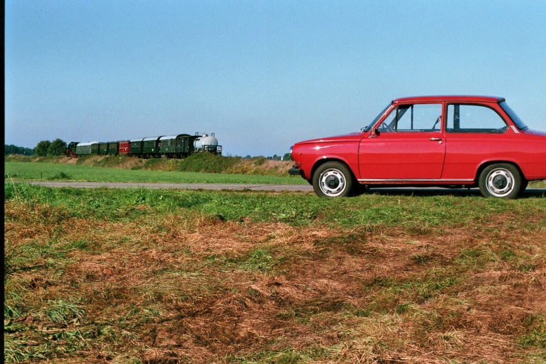 Daf 46 en stoomtrein