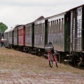 De ligfiets staat klaar voor het rijwielrijtuig bij de STAR