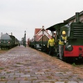 Locomotor 204 rangeert op Stadskanaal Hoofdstation