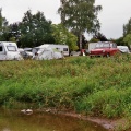 Daf en tent vanaf de Weser