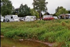 Daf en tent vanaf de Weser