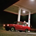 DAF 46 op tankstation