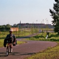Ligfietsen door het Eendrachtspark