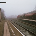 Op het perron van station Zuidbroek