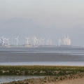 Gezicht op Knock (D) vanuit Delfzijl (NL)