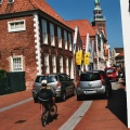 Op de ligfiets in Leer