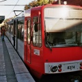 B-Wagen 8374 op Haltestelle Oberdollendorf van de Siebengebirgsbahn