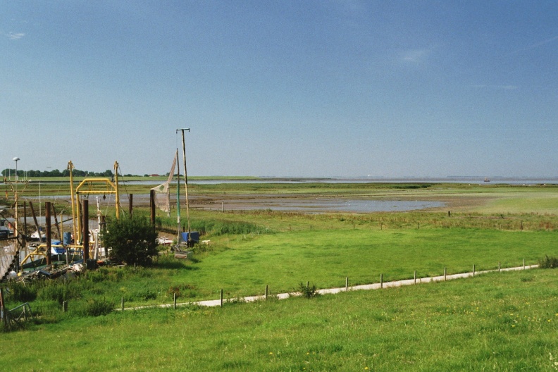 Eemsmonding in de Dollard bij Petkum