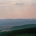 Uitzicht Köterberg richting Teutoburgerwoud met het Hermannsdenkmal