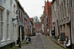 Smeesteeg Elburg met woning in halfronde muurtoren