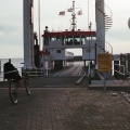 Met de ligfiets bij de boot naar Schiermonnikoog
