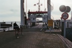 Met de ligfiets bij de boot naar Schiermonnikoog