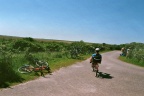 Oostelijkste punt voor (lig)fietsers op Borkum