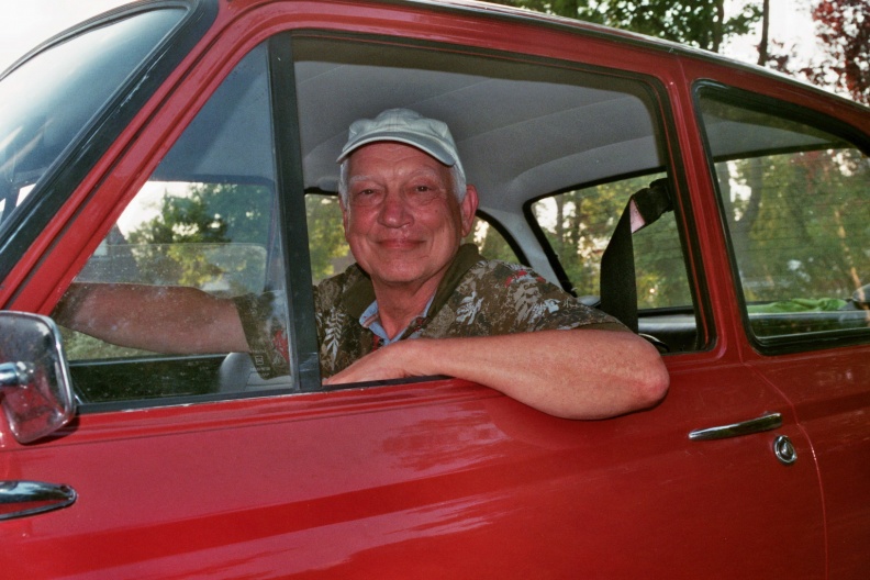 Pieter Datema in de Daf 46