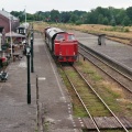 Emplacement station Stadskanaal met diesellocomotief Mak DL 12