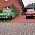 Een Daf 44 en een Daf 46 in Ahlhorn