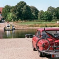 Het veer over de Weser bij Grohnde