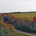 Ligfietsend over de Hoge Berg