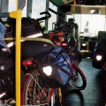 In de fietsbus op de Afsluitdijk