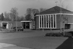 Vredekerk Loppersum in zwart-wit