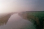 Westerwijtwerdermaar vanaf de Peertil in de vroege ochtend