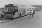 Fietsbus Afsluitdijk bij Kornwerderzand